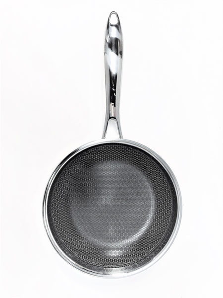 Cooksy 11 inch Hexagon Surface Hybrid Stainless Steel Frying Pan